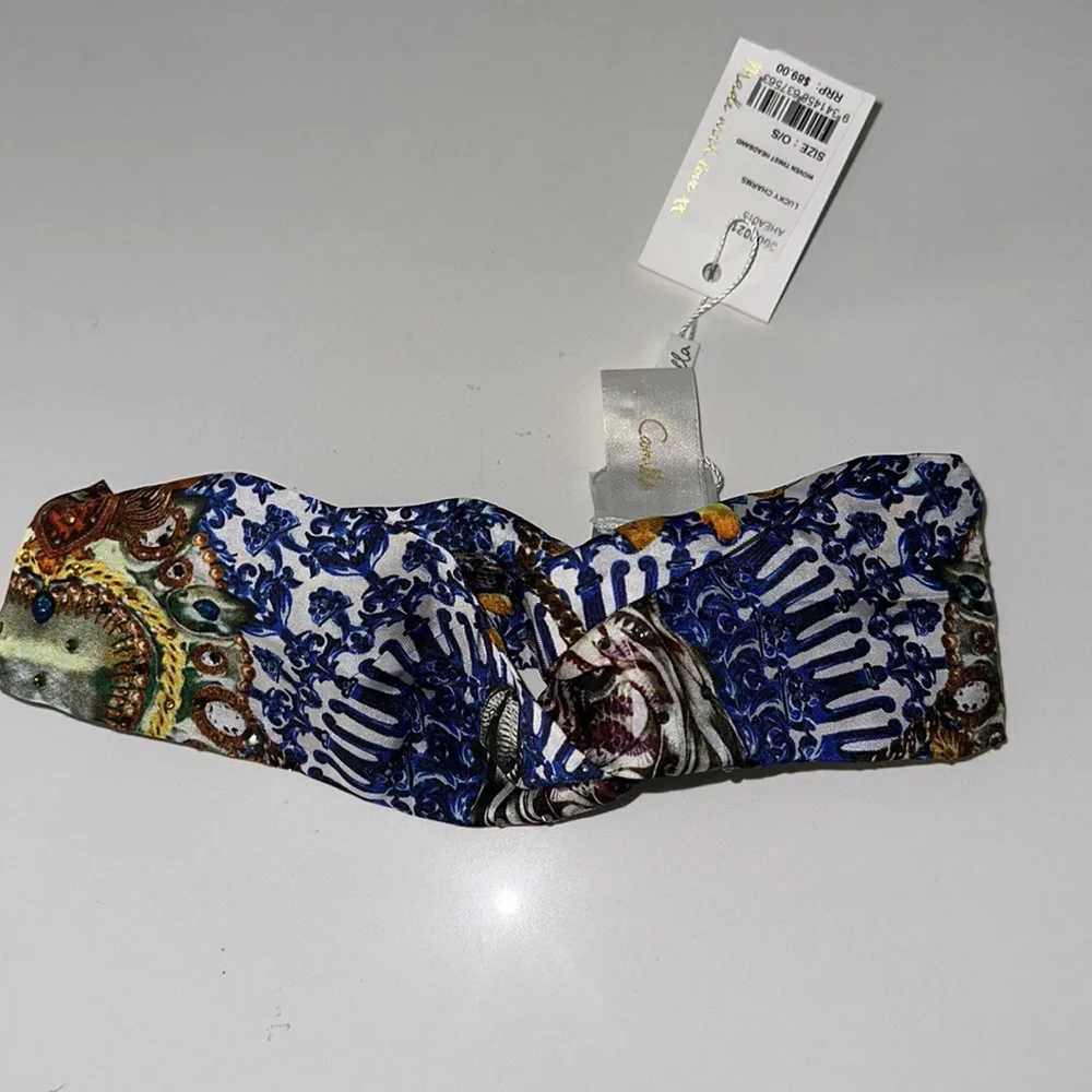 CAMILLA *Lucky Charms* vibrant silk boho twist headband